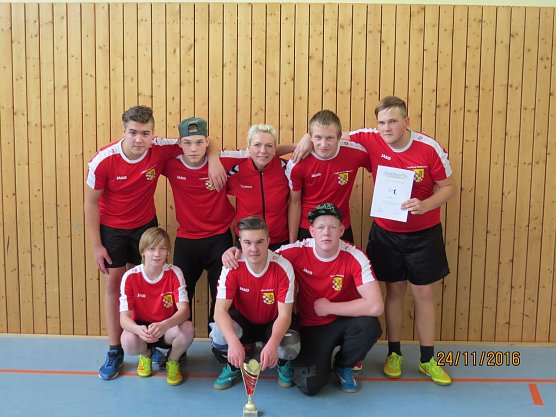 Siegreiche Volleyballer aus Bleicherode (Foto: A. Komenda) Siegreiche Volleyballer aus Bleicherode (Foto: A. Komenda)