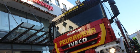 Feuer in der Marktpassage (Foto: nnz)