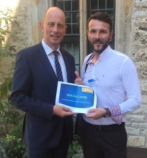 Wolfgang Tiefensee und Thomas Rzepus (Foto: Horizont-Verein)