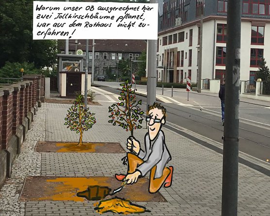 Karikatur (Foto: Martin H&ouml;fer)