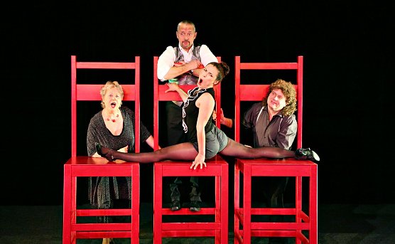 Michael R&uuml;mmler, Brigitte Heinrich, Mandy Partzsch, Detlef Nier (Foto: Karoline B&uuml;nker)