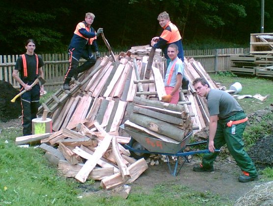 Altes Handwerk (Foto: Forstamt)