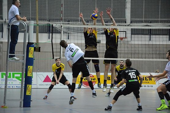 SVC - VC Dresden II - ein mühevoller Heimsieg für die Nordhäuser (Foto: Sandra Arm) SVC - VC Dresden II - ein mühevoller Heimsieg für die Nordhäuser (Foto: Sandra Arm)
