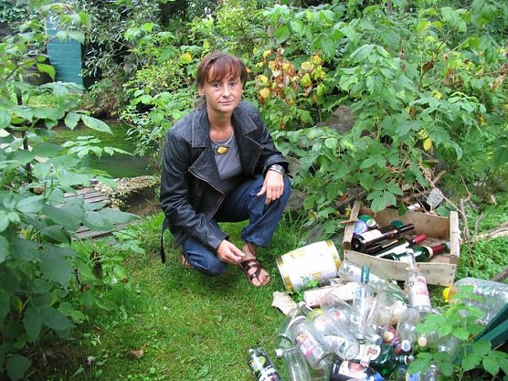 Abfall im Fluu&szlig; (Foto: psv)