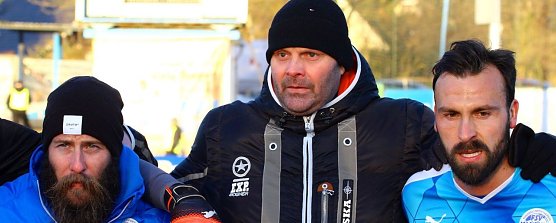 Kleofas nach dem Spiel gegen Cottbus Anfang Dezember (Foto: Bernd Peter)