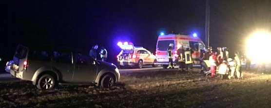 Unfall zwischen Nohra und Wolkramshausen (Foto: privat)