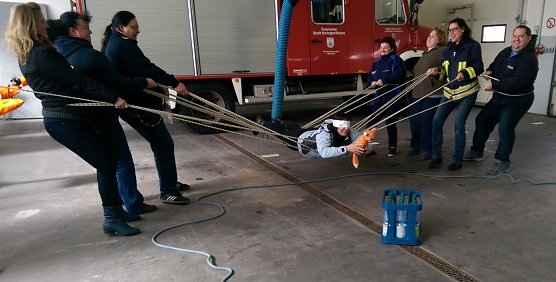 Voller Einsatz beim Jugendgruppenleiter-Lehrgang (Foto: Pressestelle Landratsamt Nordhausen)