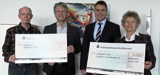 Geldspenden f&uuml;r zwei F&ouml;rdervereine (Foto: nnz)