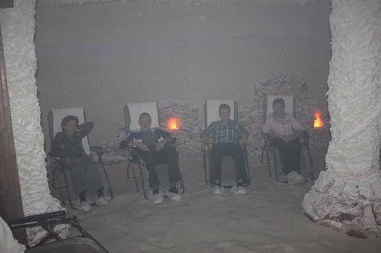 Das Besondere an der Salzgrotte (Foto: Karl-Heinz Herrmann) Das Besondere an der Salzgrotte (Foto: Karl-Heinz Herrmann)