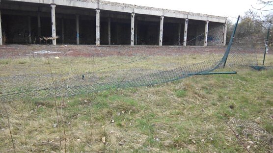 Vandalen waren hier am Werk (Foto: Kurt Frank)