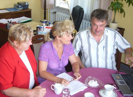 Besuch im F&ouml;rderzentrum (Foto: LINKE)