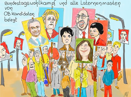 Karikatur  (Foto: Martin H&ouml;fer)
