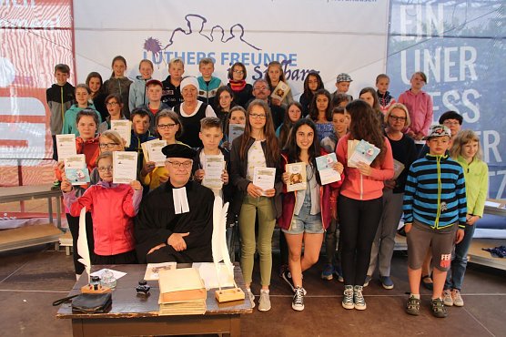 Martin Luther brauchte Hilfe - und bekam sie. In Form von zahlreichen Zuschriften an die Nordh&auml;user Stadtbibliothek (Foto: Pressestelle Stadt Nordhausen)