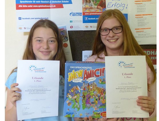 Charlott Meyer und Jasmina Rogge erreichten Platz 1.  (Foto: Gabriele Gorges)