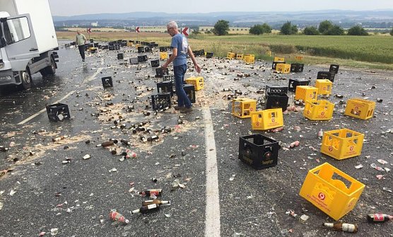 Bier auf der Stra&szlig;e (Foto: privat)