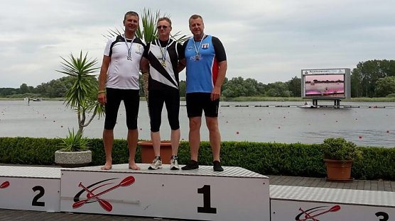 Gold f&uuml;r die Regatta des Nordh&auml;user Kanuten Olaf Ostwald (Foto: Nordh&auml;user SV)