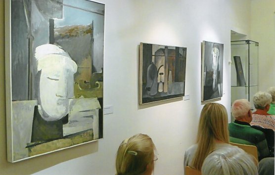 105 Werke des Nordh&auml;user K&uuml;nstlers Phillip Oeser sind zur Zeit im Kunsthaus Meyenburg zu sehen (Foto: Heidelore Kneffel)