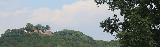 Burg in Flammen - hei&szlig;t es demn&auml;chst auf der Burgruine Hohenstein (Foto: Angelo Glashagel)