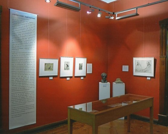 Zwei K&uuml;nstler, die Spuren in Nordhausen hinterlie&szlig;en - K&auml;the Kollwitz und Rudolf Hagelstange (Foto: Heidelore Kneffel)