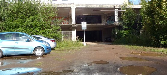 Ausfahrt aus der Tiefgarage (Foto: nnz)