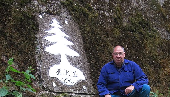 Zaplinski am Relief (Foto: privat)