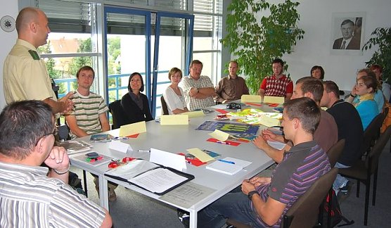 Zu Gast bei der Polizei (Foto: privat) Zu Gast bei der Polizei (Foto: privat)