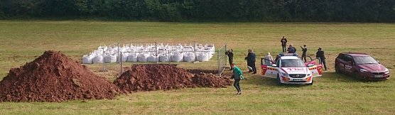 Wenn nicht am Fundort entsch&auml;rft werden kann, dann wird hier gesprengt (Foto: nnz)