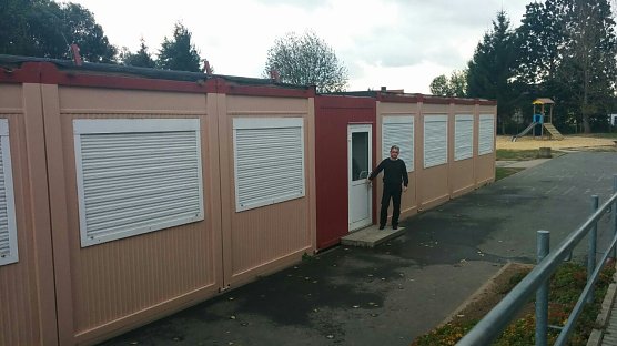 Unterricht in Containern (Foto: privat)