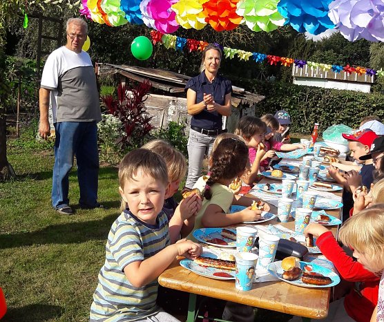 Sportfest im Schrebergarten in Heringen (Foto: privat)