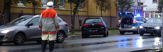 Unfall auf der Grimmelallee (Foto: nnz)