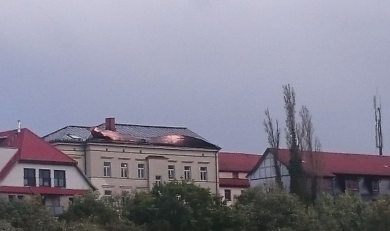 Erste Sturmschäden in der Nordhäuser Altstadt (Foto: Angelo Glashagel) Erste Sturmschäden in der Nordhäuser Altstadt (Foto: Angelo Glashagel)