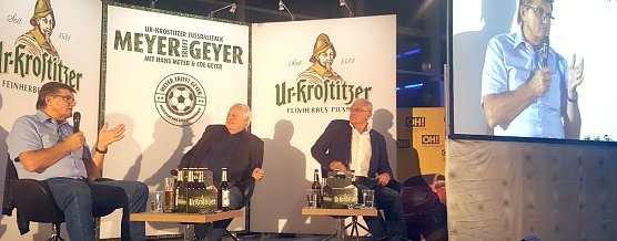 Meyer trifft Geyer, moderiert von Gert Zimmermann (Foto: nnz)