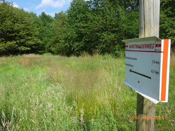 Nicht nur 2014 pr&auml;sentierten sich Abschnitte des Qualit&auml;tsweges Wanderbares Deutschland zugewachsen, und als Ausdruck eines funktionierenden sanften Tourismus unbegangen (Foto: Bodo Schwarzberg)