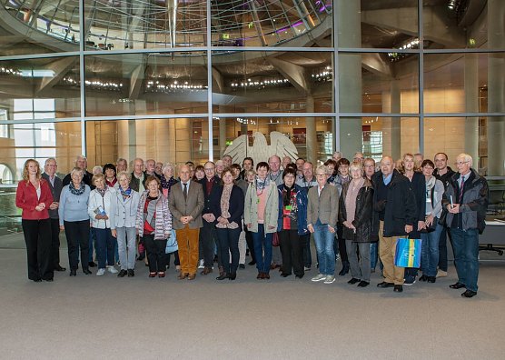 Zu Besuch in Berlin - 48 Teilnehmer aus dem Wahlkreisgebiet Nordhausen machten sich am 23. Oktober 2017 auf den Weg (Foto: Kerstin Linsel)