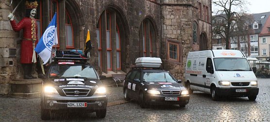 Nordhäuser Wüstenfüchse starten in Richtung Süden (Foto: Angelo Glashagel) Nordhäuser Wüstenfüchse starten in Richtung Süden (Foto: Angelo Glashagel)