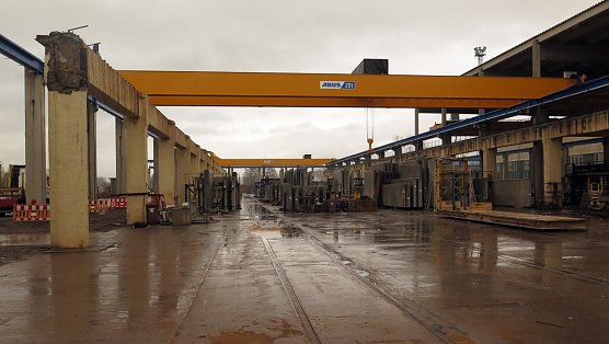 Kranbahn erneuert (Foto: Habau Heringen)