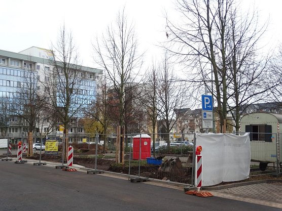 Baustelle am August-Bebel-Platz  (Foto: privat)