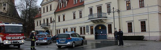 Landratssamt Kyffh&auml;userkreis wegen verd&auml;chtigen P&auml;ckchens gesperrt (Foto: Karl-Heinz Herrmann)