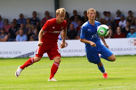 Wacker gegen Germania - H&auml;gler und Goslar im Hinspiel (Foto: FSV Wacker 90 Nordhausen)