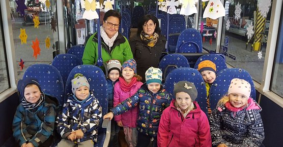 Das "M&auml;rchenhaus" hat auch einen Bus geschm&uuml;ckt (Foto: Stadtwerke Nordhausen)