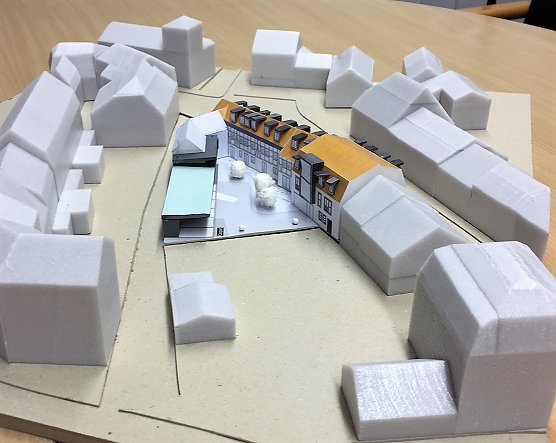 Blick in den Wohnhof (Foto: SWG Nordhausen) Blick in den Wohnhof (Foto: SWG Nordhausen)