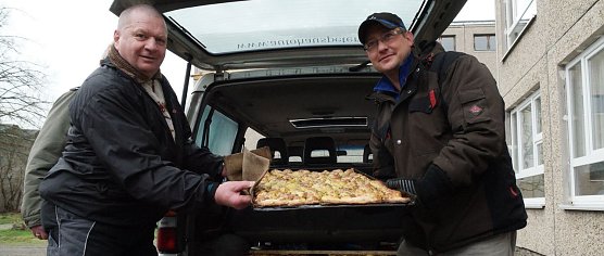 Wieder eine Ladung von der B&auml;ckerei Sievert abgeholt (Foto: nnz)