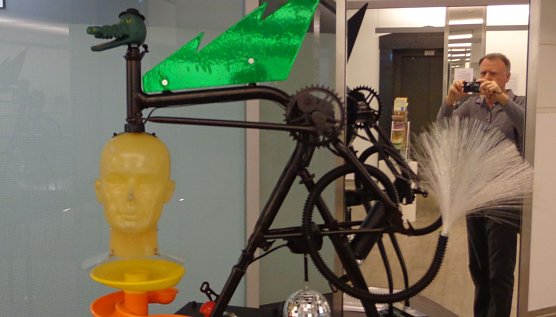 Mal was anderes - neue Ausstellung in der Galerie der Kreissparkasse (Foto: Hans-Georg Backhaus)