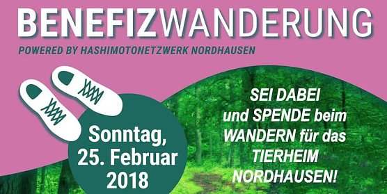 Benefizwanderung f&uuml;r das Tierheim (Foto: Tierheim Nordhausen)