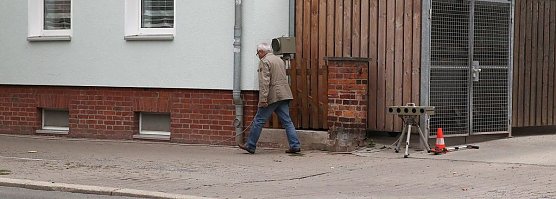 Ab und zu wird auch mal in der Bochumer Stra&szlig;e gemessen (Foto: nnz)