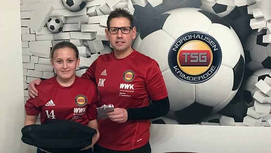 Neues Schiedsrichterin der TSG Krimderode (Foto: privat)