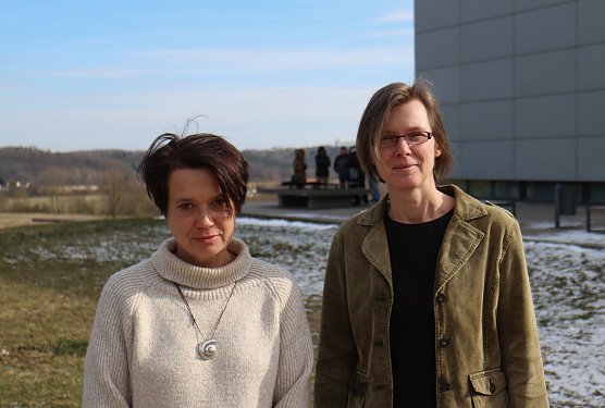 Regina Heubaum (links) und Brita Heinrichs (Foto: Angelo Glashagel)