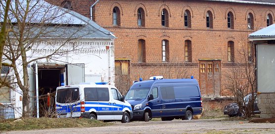 Durchsuchung in Wolkramshausen (Foto: S. Dietzel)
