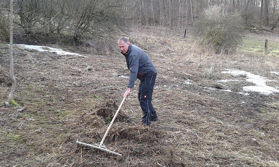 Mahd im Moor, BUND Nordhausen im Einsatz (Foto: Bodo Schwarzberg)