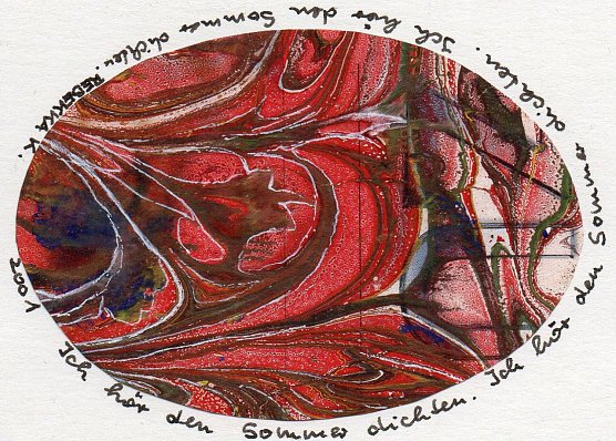 Marmorpapier zu Ostern (Foto: Archiv Kneffel)